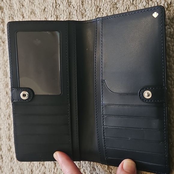 Kate Spade Navy and Lemon Print Shoulder Bag and Matching Wallet - Picture 7 of 8